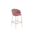 chaise de bar louna rose
