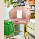 chaise de bar louna rose 2