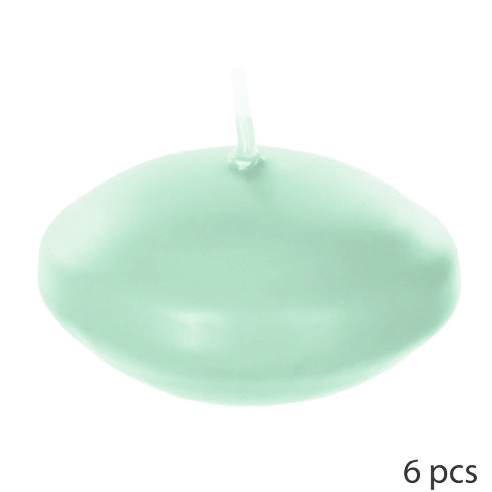 Bougie flottante  menthe x6