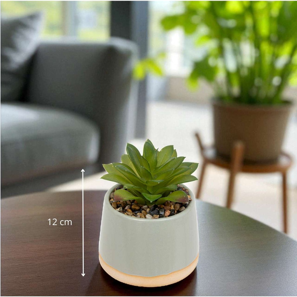 Plante céramique "Reac" - Bleu clair