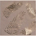  16 serviettes tropi chic kraft palm