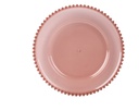 Assiette rose