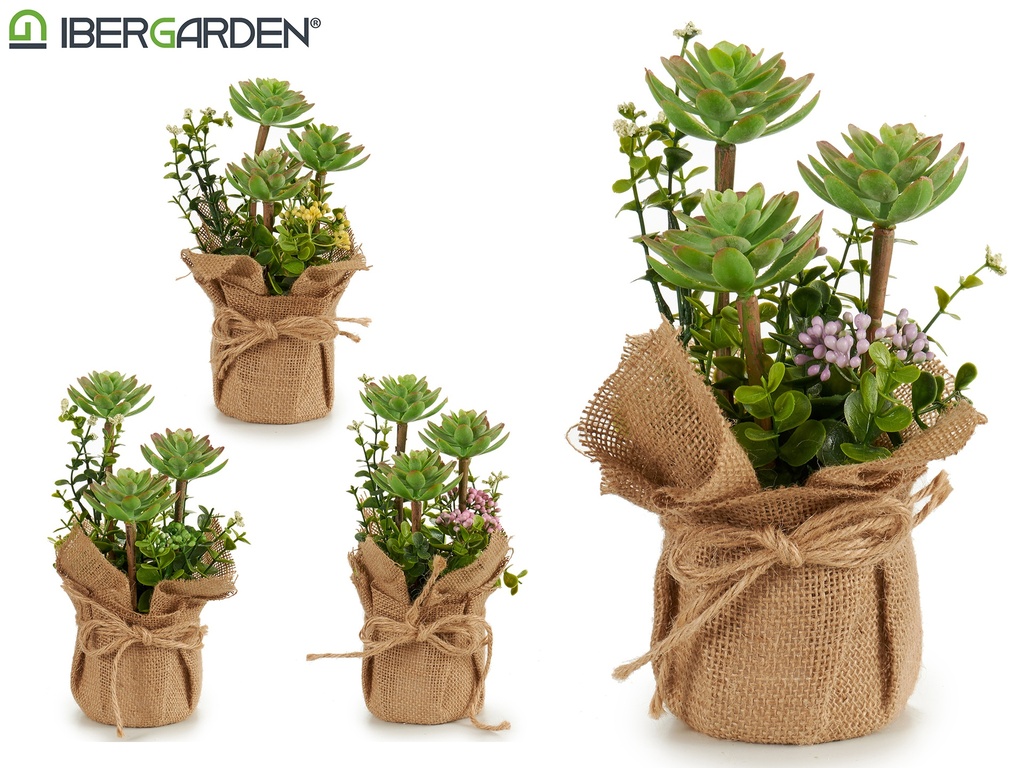 Plante artifi fleurs pot de fleurs sac p