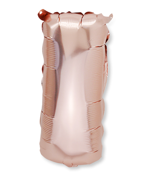  ballon rose gold 36cm lettre i