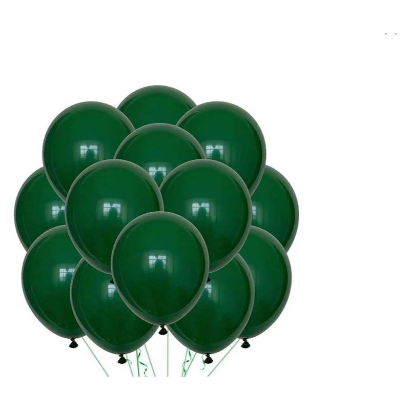 Balon unis vert