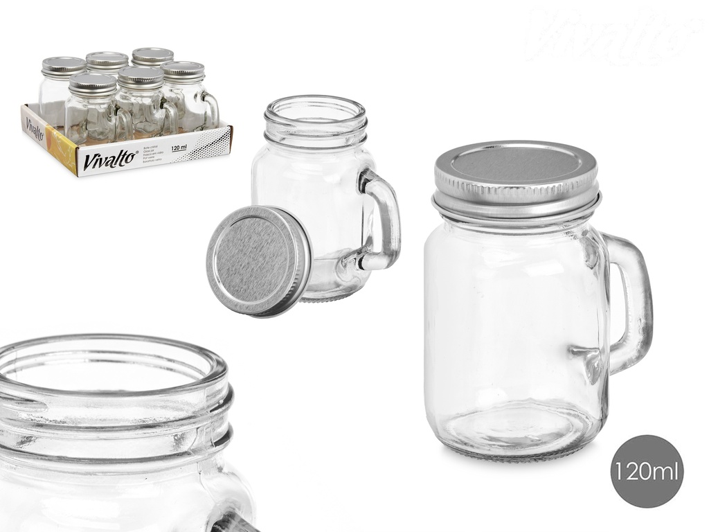 Pot carre verre trans avec couvercle-ans