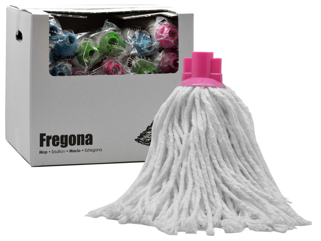 Serpillere coton 165 gr blanche 3 couleu