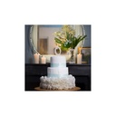 Bougie "0" calligraphie paillettes