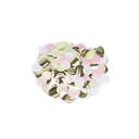 Confettis papier rose, blanc et or 3cm - 36gr