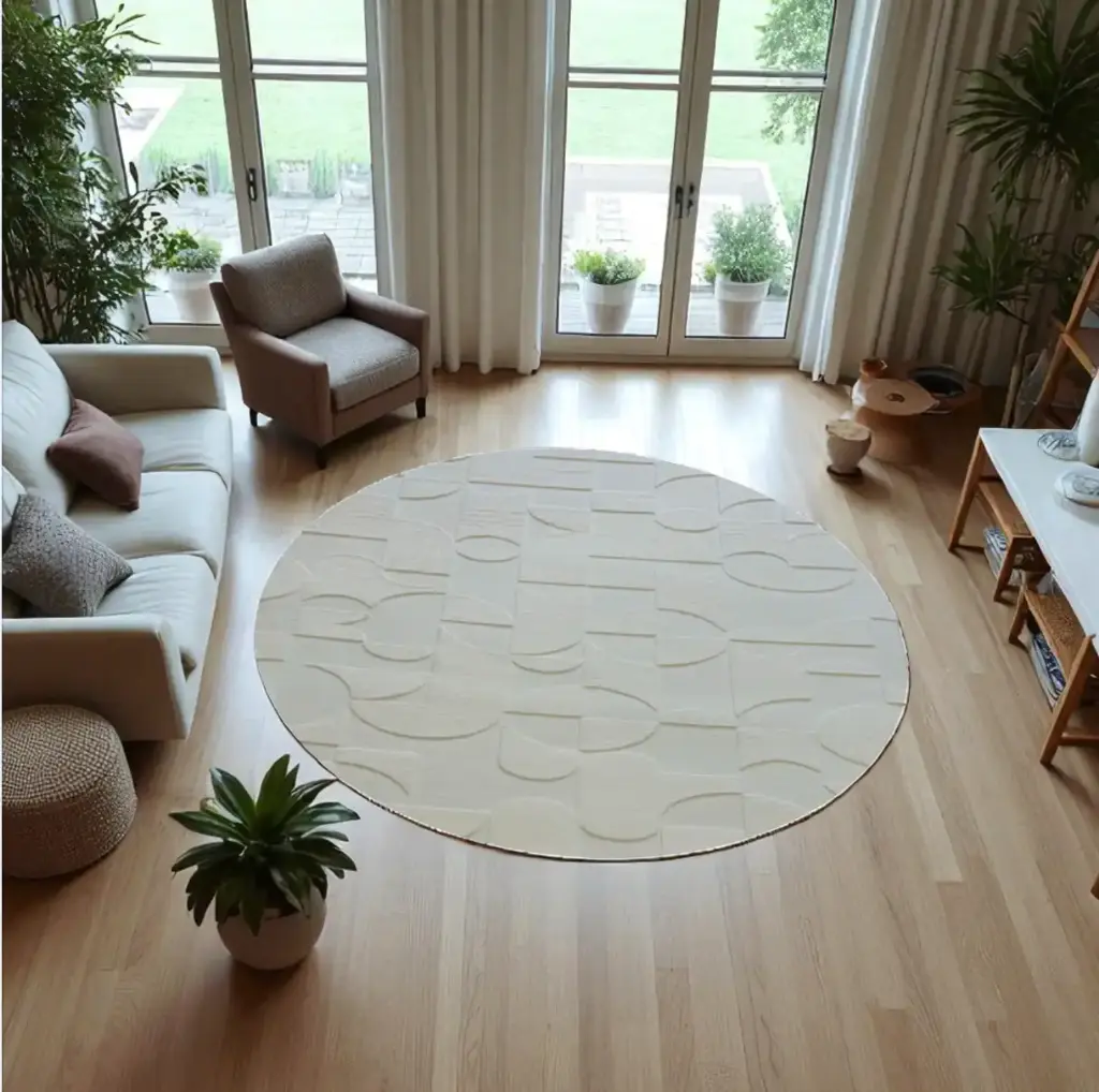 Tapis rond "Kumo" de 160 cm de diamètre
