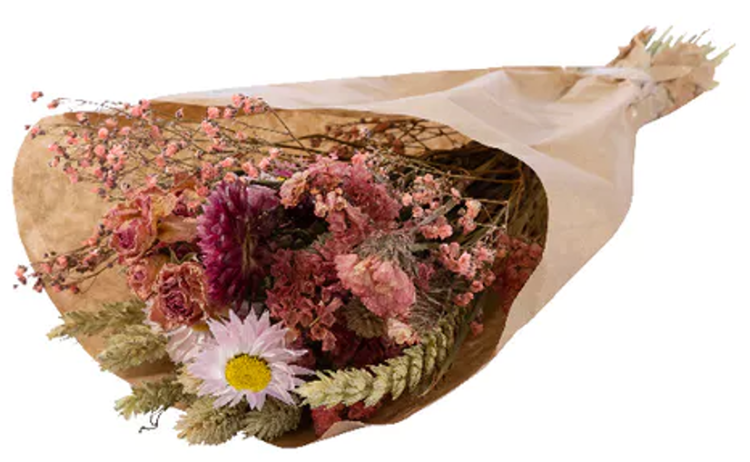 Bouquet fleur sechee-mauve