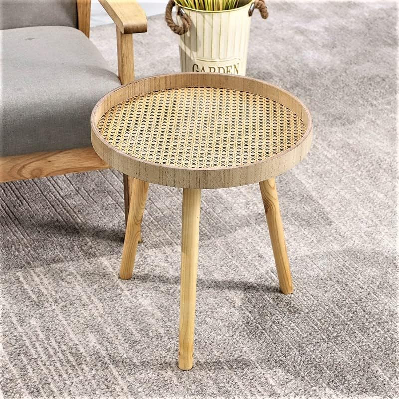 Table en rotin rustique