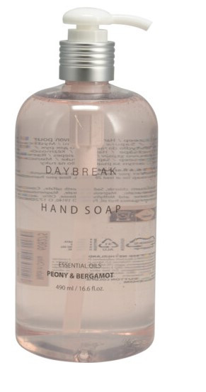 Savon pour les mains rose