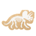 16 serviettes dinosaure kraft et blanc 33x20,5cm 3 plis