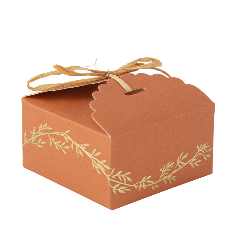 10 contenants jolis brins terracotta 7 x 3,5 cm avec raphia