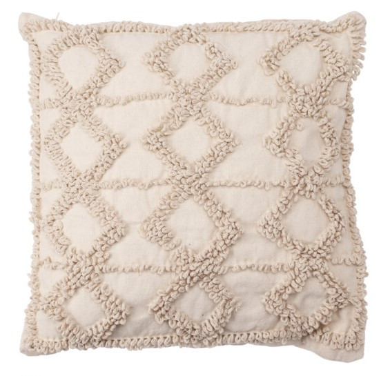 Coussin gliss blanc