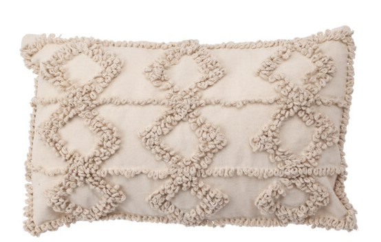 Coussin eclair blanc