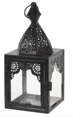 Lanterne couleur noir 
