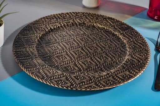 Plate 33cm 3ass copper