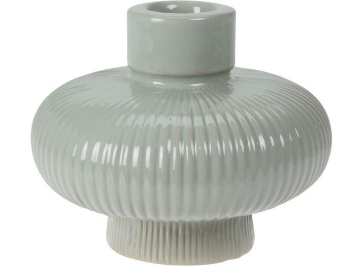 Bougeoir 12x10cm gris