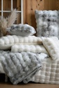 Coussin nebraska ecru 45x45
