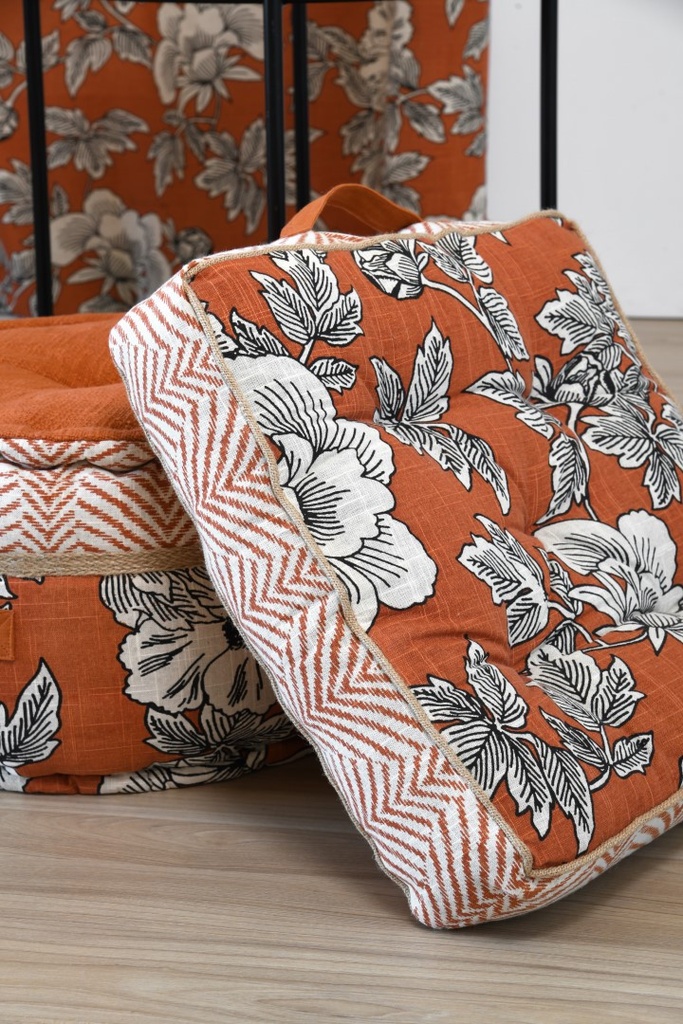 Galicia coussin sol 45x45x10 orange