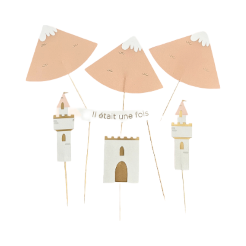 Cake topper "château"
