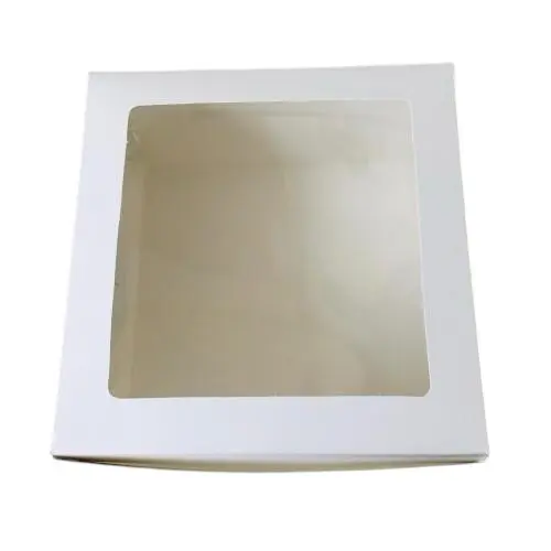 Boite gateaux blc 20x20x5 cm