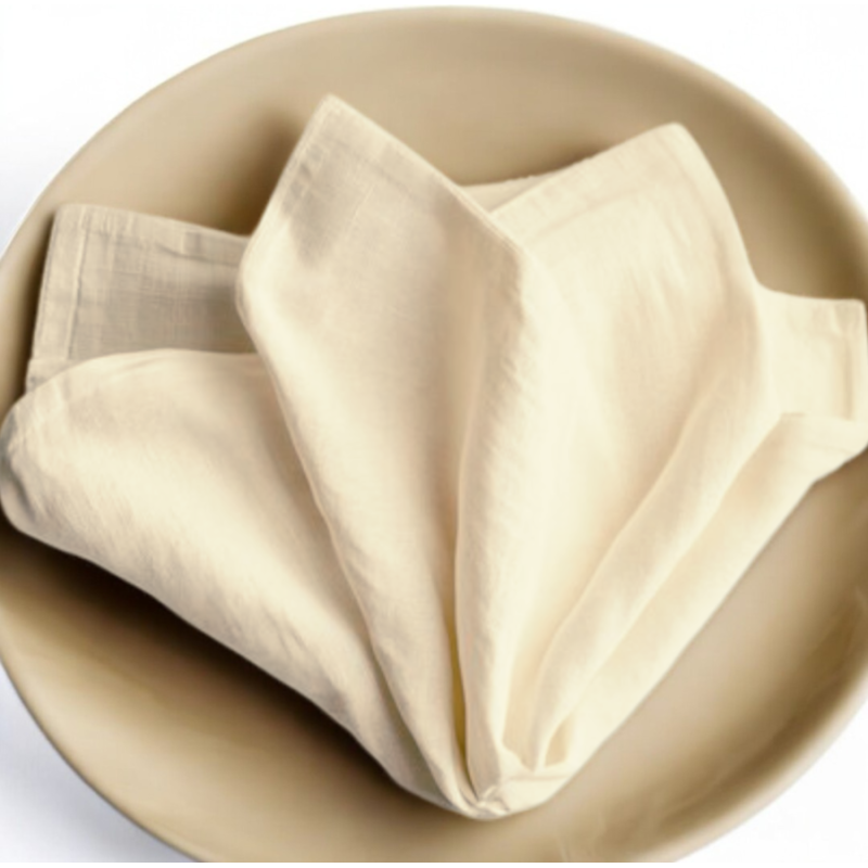 Serviette 40x40 x3 grege gaze de coton celestia