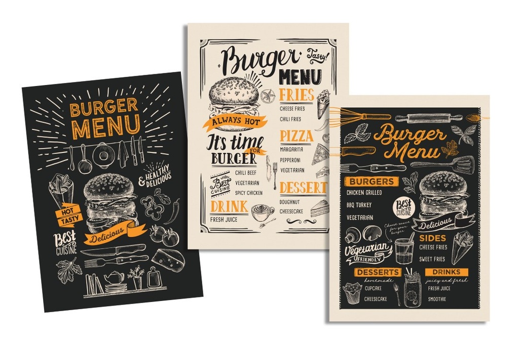 Streetfood torchon 50x70 noir