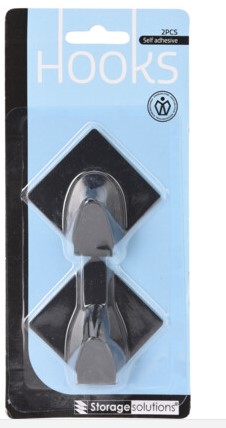 Crochets inox 2pcs losange