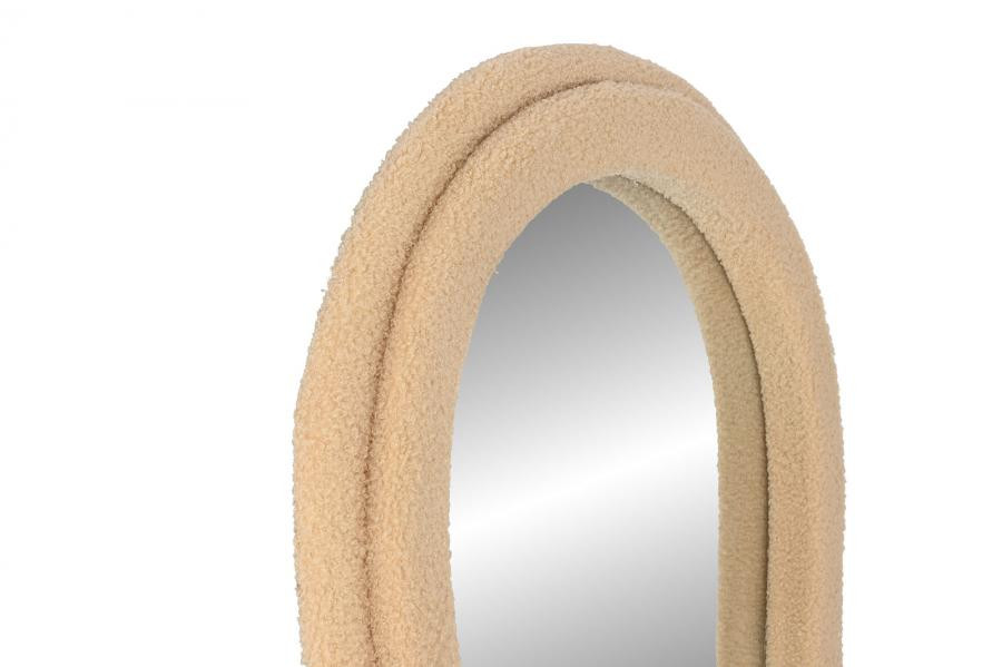 Miroir polyester verre 60x4x160 vagues velours