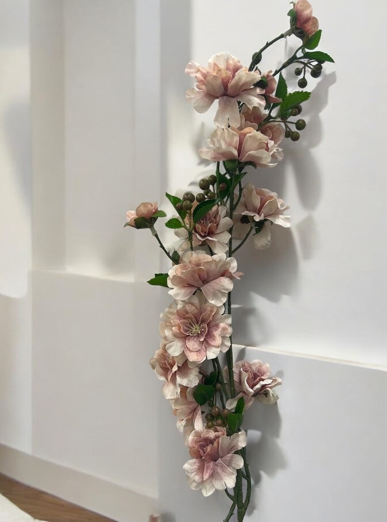 Tige fleur cerisier rose 