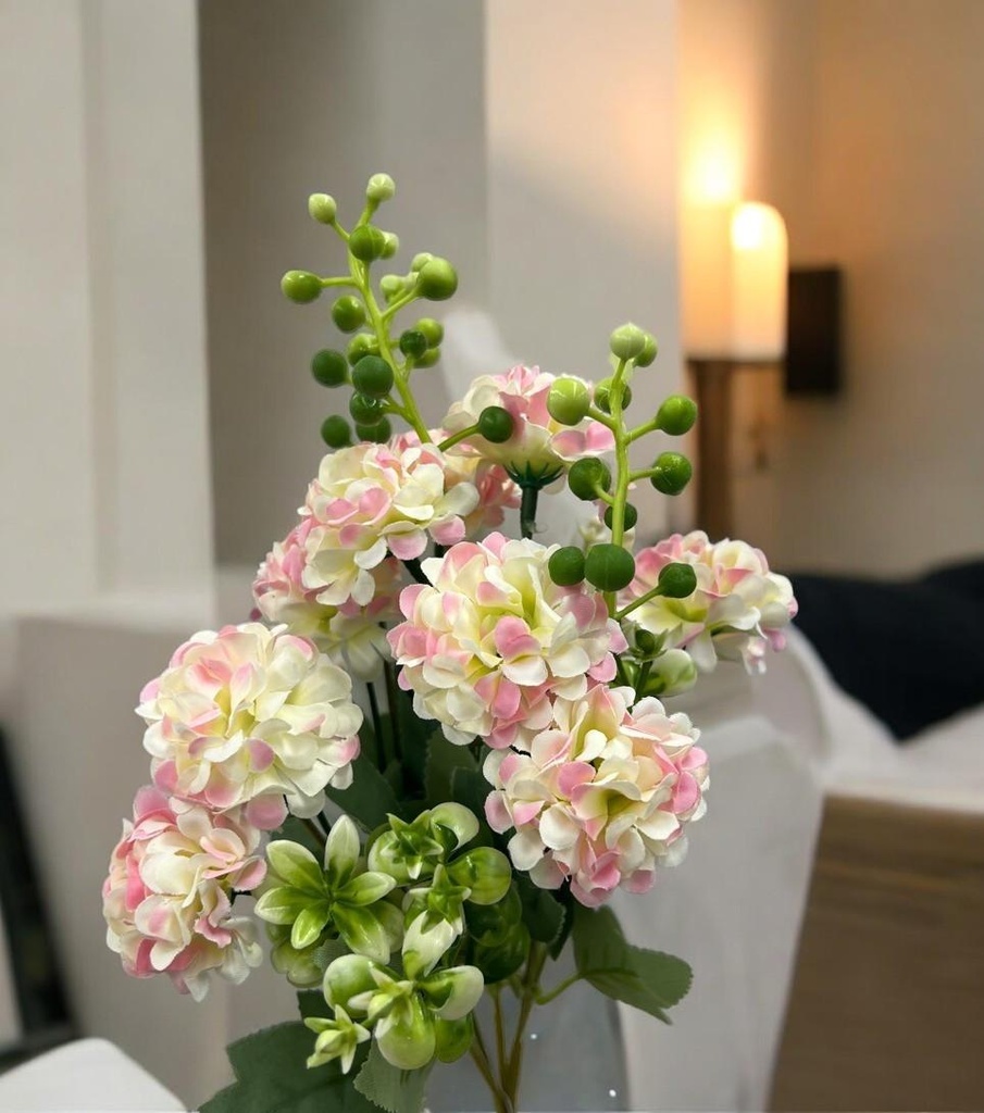 Bouquet d'horesias rose