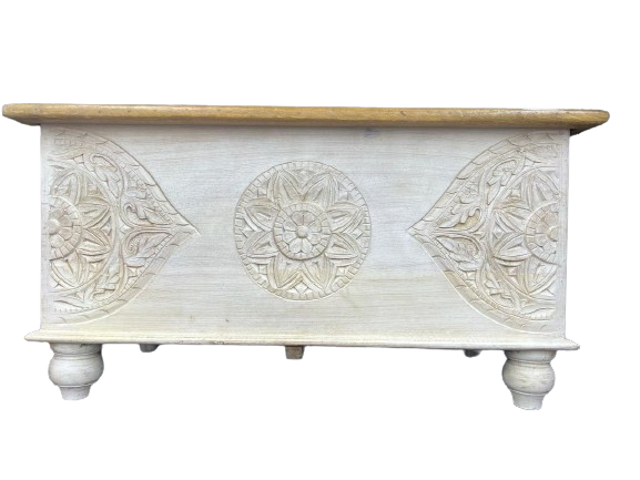 Wooden carved box (coffre)