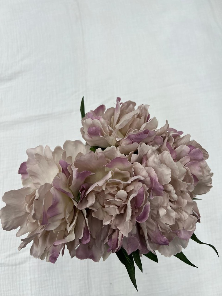 Bouquet pivoine purple