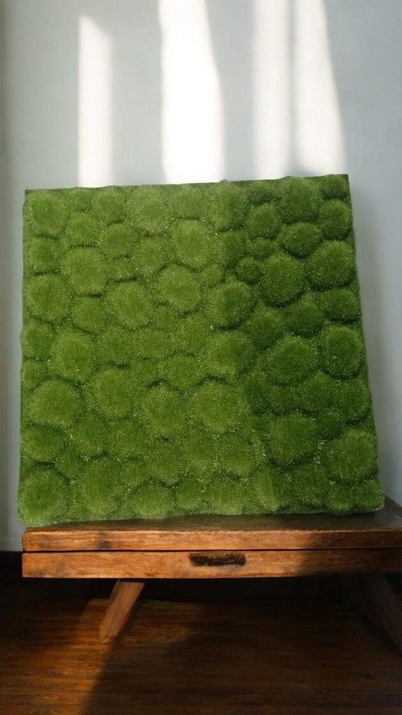 Plaque mousse vert 50 x50