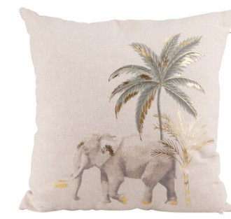Coussin 45x45cm éléphant