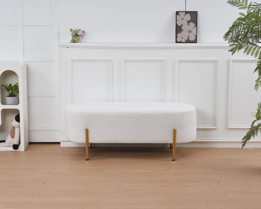 Banquette "Monica" blanc