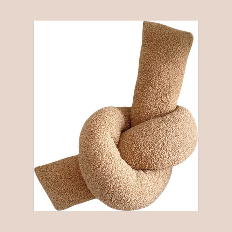 Coussin lola marron