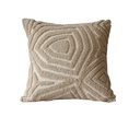 Coussin modern abstracts beige 45x45cm