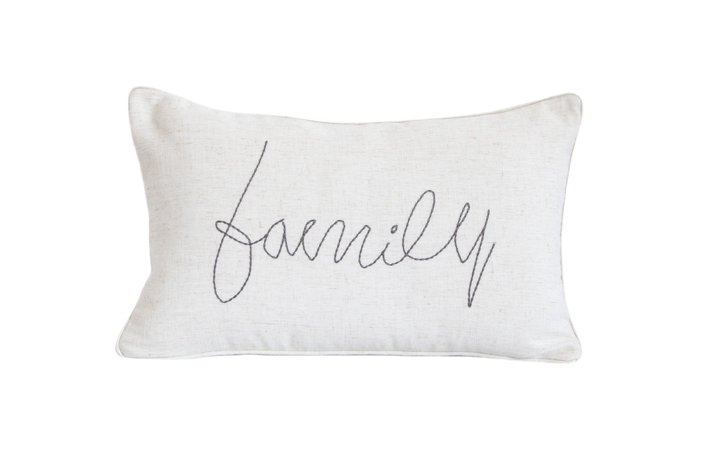 Coussin family line 30x50cm