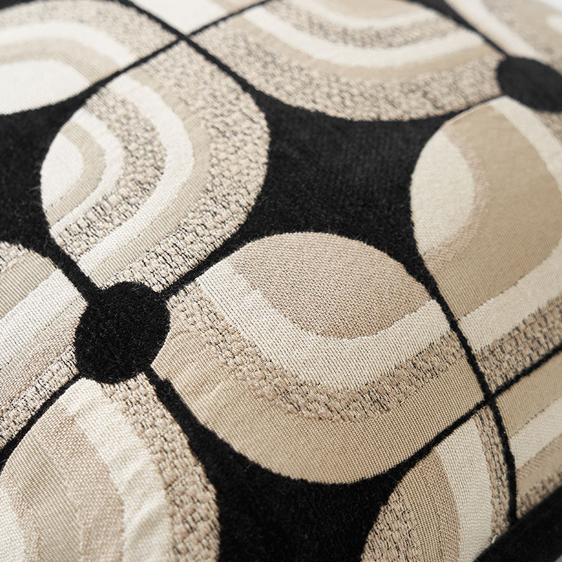 Coussin "douce évasion" noir - 45x45 cm 
