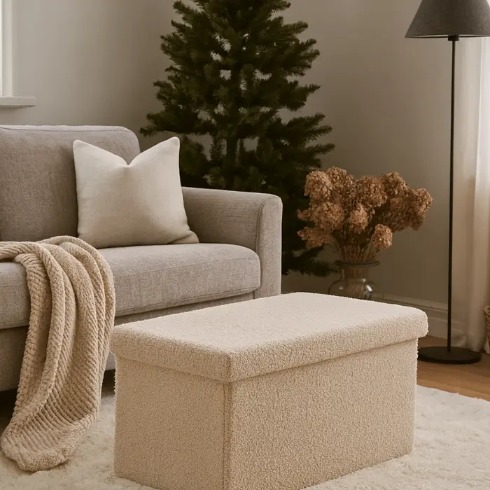 Pouf "wendy" beige