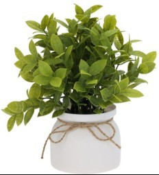Herbe artificiel pot 24cm vert clair