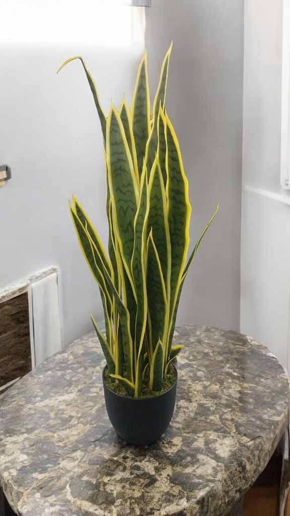 Plantes langue de belle mere