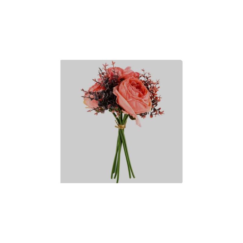 Bouquet de fleur rose eucalyptus