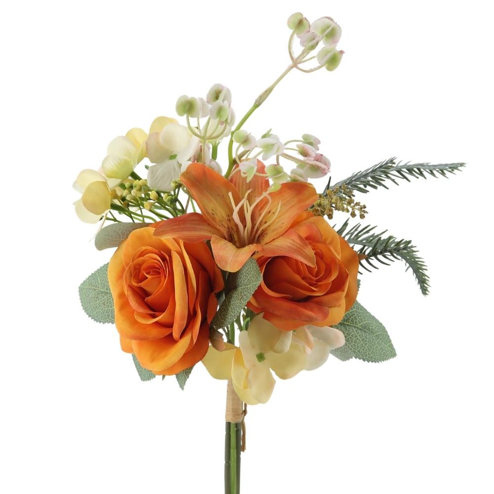 Bouquet de fleurs  orange