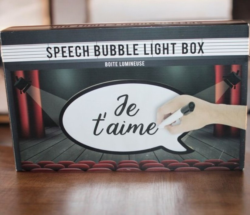 Boite lumineuse à message