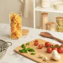 Bocal en verre et bambou  380 ml